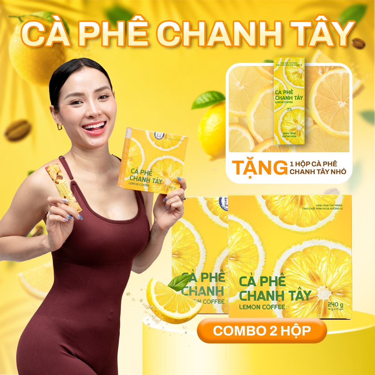 Combo 2 hộp - Cà Phê Chanh Tây